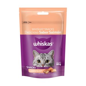WHISKAS SNACK SALMON 6 X 80 GRS