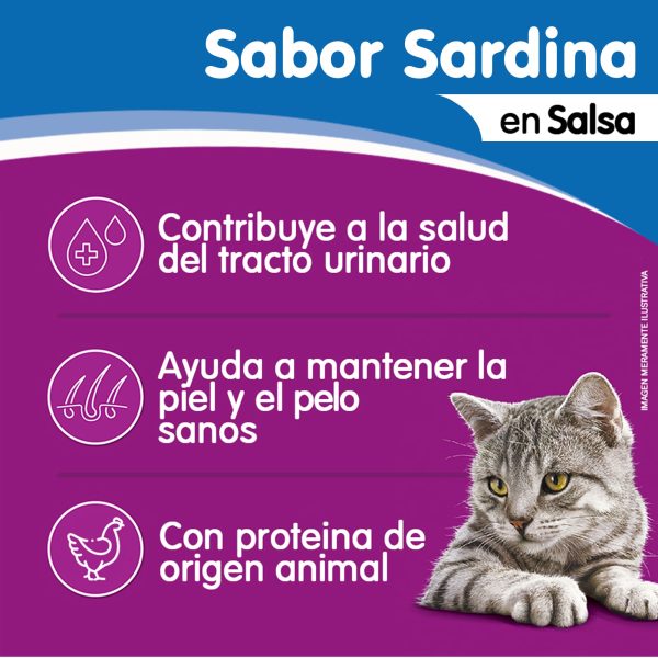 WHISKAS POUCH SARDINA 12 X 85 GRS