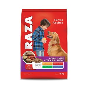 RAZA CACHORRO CARNE CEREAL Y LECHE X 15 KG