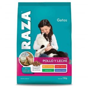 RAZA GATO POLLO Y LECHE X 10 KG