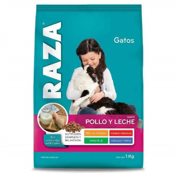 RAZA GATO POLLO Y LECHE X 10 KG