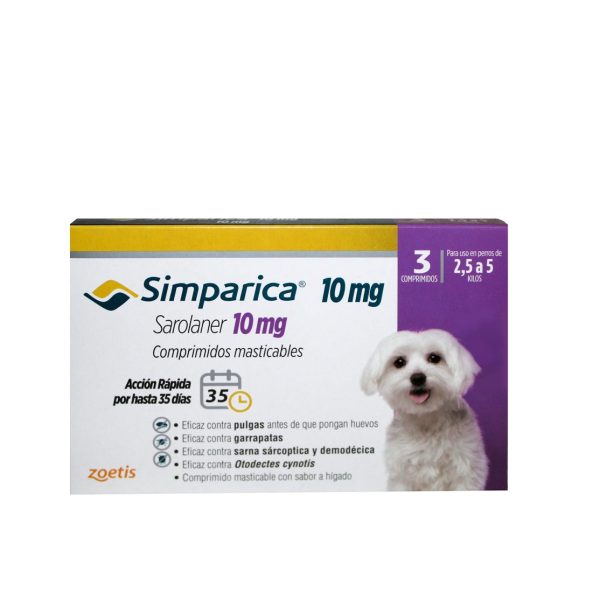 SIMPARICA 2.5 - 5 KG